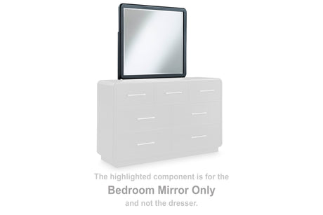 Tampa Furniture Outlet - Ashley Furniture - Rowanbeck Bedroom - Bedroom Mirror / Black - B821-36