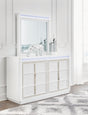 Tampa Furniture Outlet - Ashley Furniture - Chalanna Bedroom - Dresser / White - B822-31