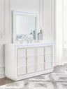 Tampa Furniture Outlet - Ashley Furniture - Chalanna Bedroom - Dresser / White - B822-31