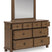Tampa Furniture Outlet - Ashley Furniture - Rowlenstown Bedroom - Dresser and Mirror / Brown - PCB824B1