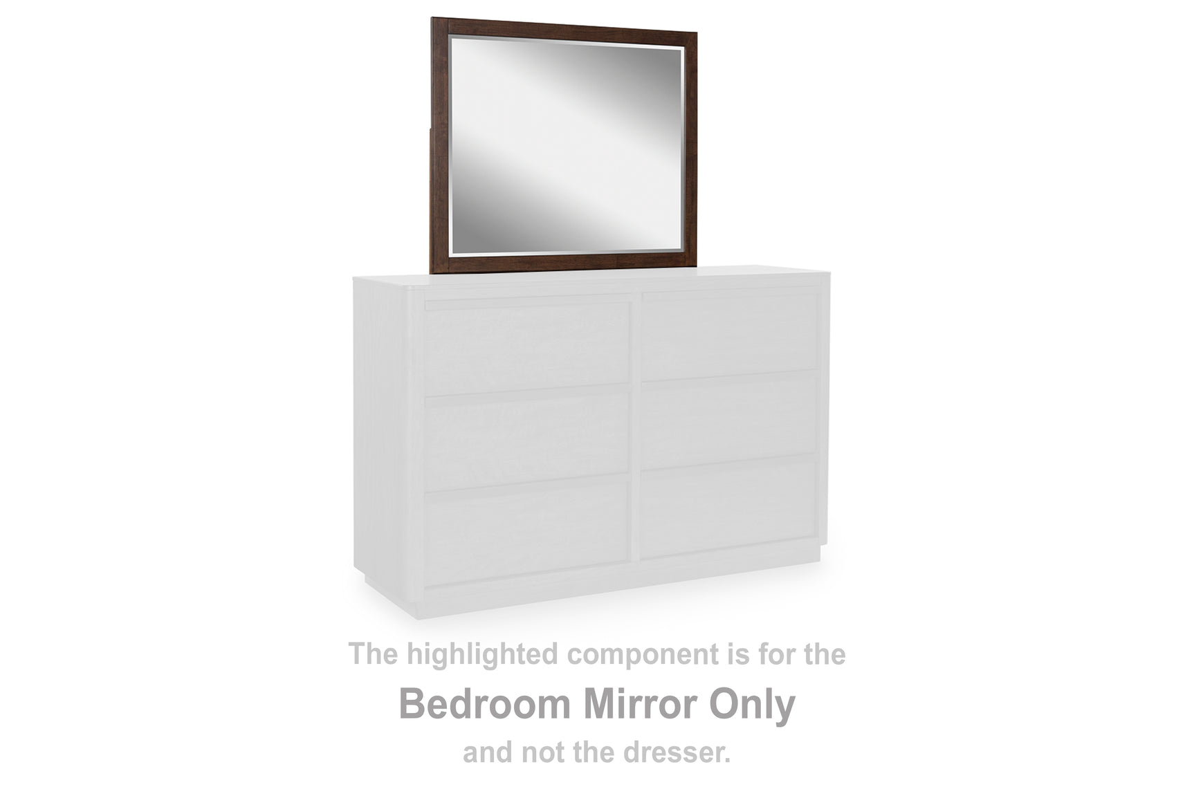 Tampa Furniture Outlet - Ashley Furniture - Dilenno Mirror - Bedroom Mirror / Dark Brown - PCB857-36