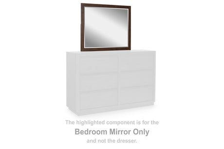 Tampa Furniture Outlet - Ashley Furniture - Dilenno Mirror - Bedroom Mirror / Dark Brown - PCB857-36