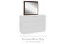 Tampa Furniture Outlet - Ashley Furniture - Dilenno Mirror - Bedroom Mirror / Dark Brown - PCB857-36