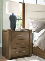 Tampa Furniture Outlet - Ashley Furniture - Marxmore Bedroom - Three Drawer Night Stand / Brown - B863-93