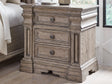 Tampa Furniture Outlet - Ashley Furniture - Blairhurst Bedroom - California King Panel Bed / Light Grayish Brown - B916B5