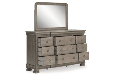 Lexorne Dresser and Mirror - Tampa Furniture Outlet