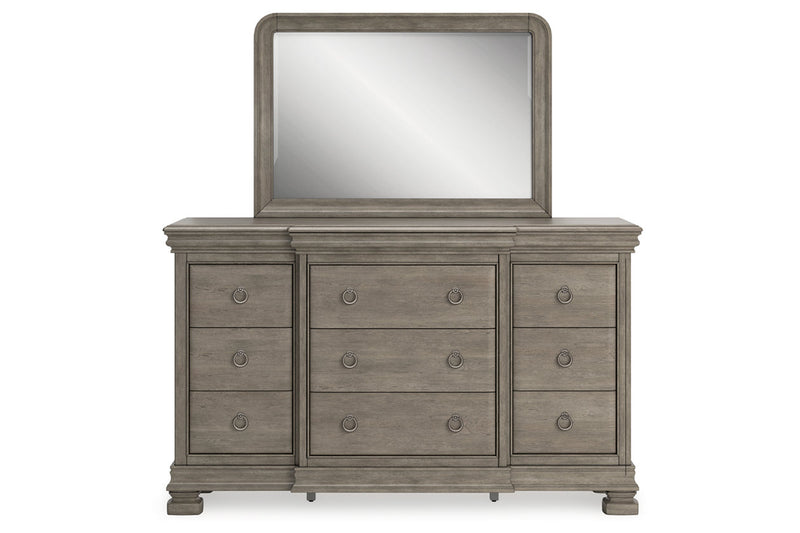 Lexorne Dresser and Mirror - Tampa Furniture Outlet