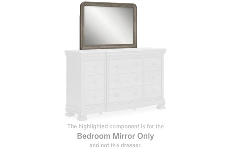 Tampa Furniture Outlet - Ashley Furniture - Lexorne Bedroom - Bedroom Mirror / Gray - B924-36