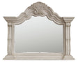 Tampa Furniture Outlet - Ashley Furniture - Bruchandi Mirror - Bedroom Mirror / Antique White - PCB948-36