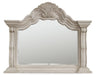 Tampa Furniture Outlet - Ashley Furniture - Bruchandi Mirror - Bedroom Mirror / Antique White - PCB948-36
