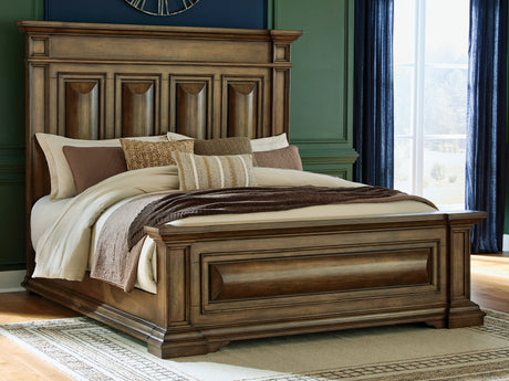 Tampa Furniture Outlet - Ashley Furniture - Frantanna Bedroom - California King Panel Bed / Brown - PCB949B7