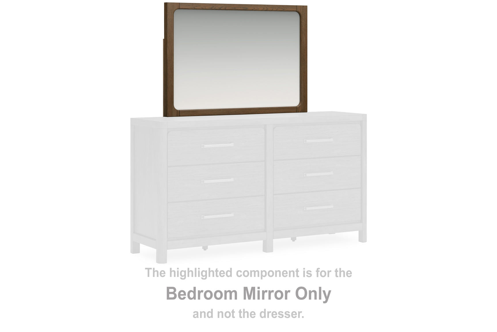 Tampa Furniture Outlet - Ashley Furniture - Cabalynn Bedroom - Bedroom Mirror / Light Brown - B974-36