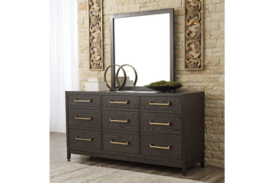 Burkhaus Dresser and Mirror - Tampa Furniture Outlet