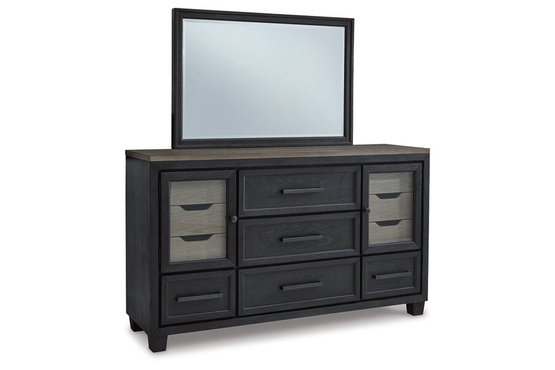 Foyland Dresser and Mirror - Tampa Furniture Outlet