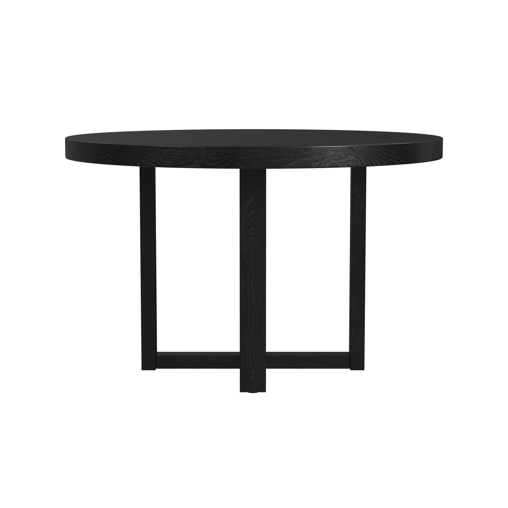 Bahama Breeze 47.5" Round Dining Table in Black - Tampa Furniture Outlet