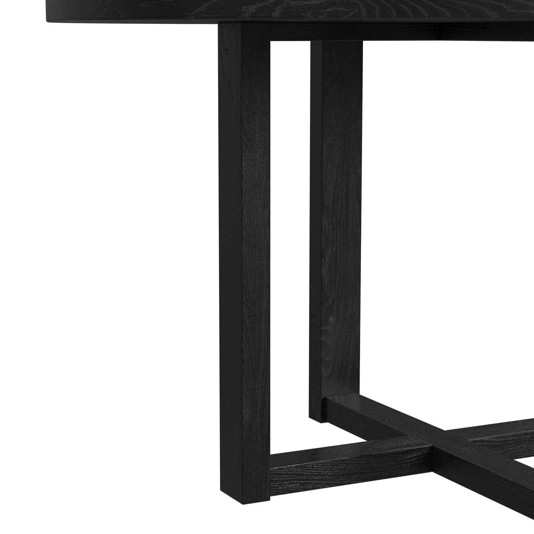 Bahama Breeze 47.5" Round Dining Table in Black - Tampa Furniture Outlet