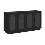 Bahama Breeze Server in Black - Tampa Furniture Outlet