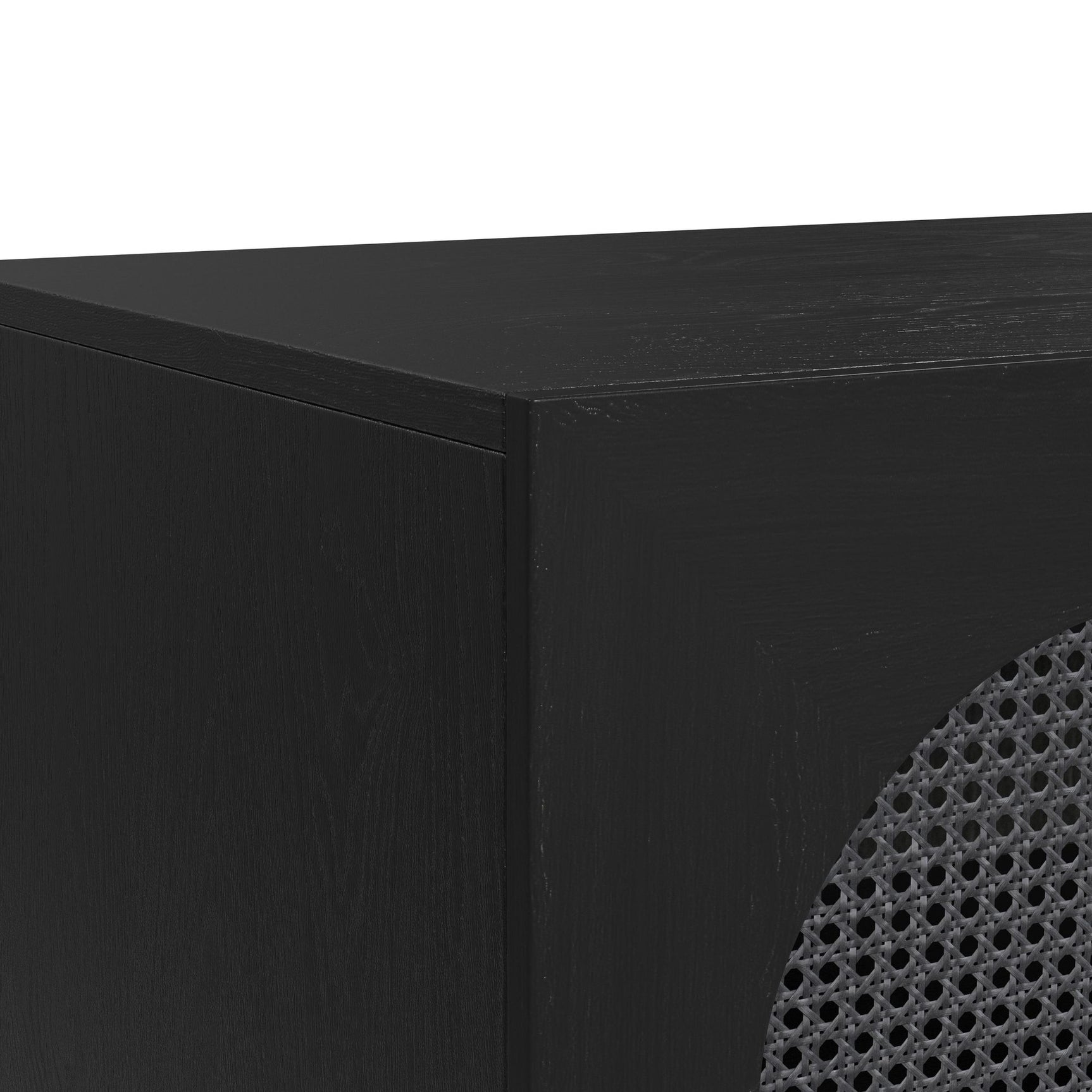 Bahama Breeze Server in Black - Tampa Furniture Outlet