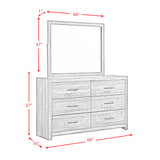 Bailey Drift Dresser & Mirror Set - Tampa Furniture Outlet