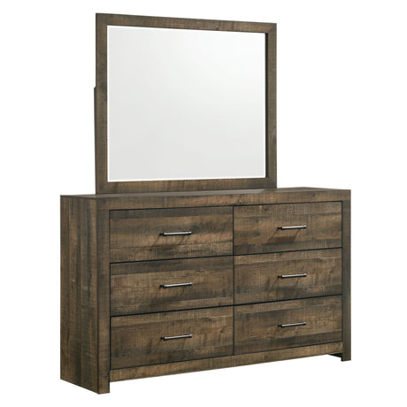 Bailey Drift Dresser & Mirror Set - Tampa Furniture Outlet