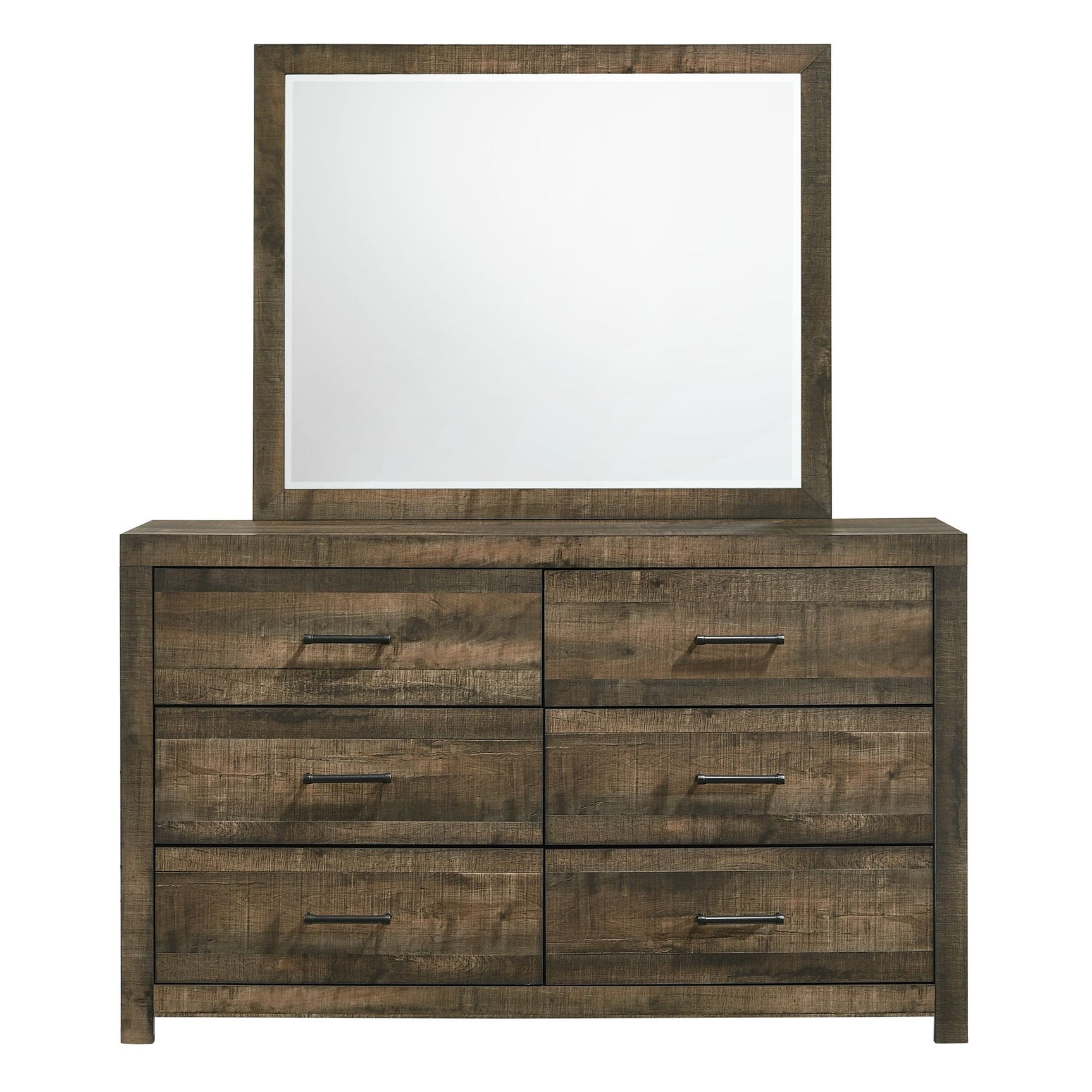 Bailey Drift Dresser & Mirror Set - Tampa Furniture Outlet