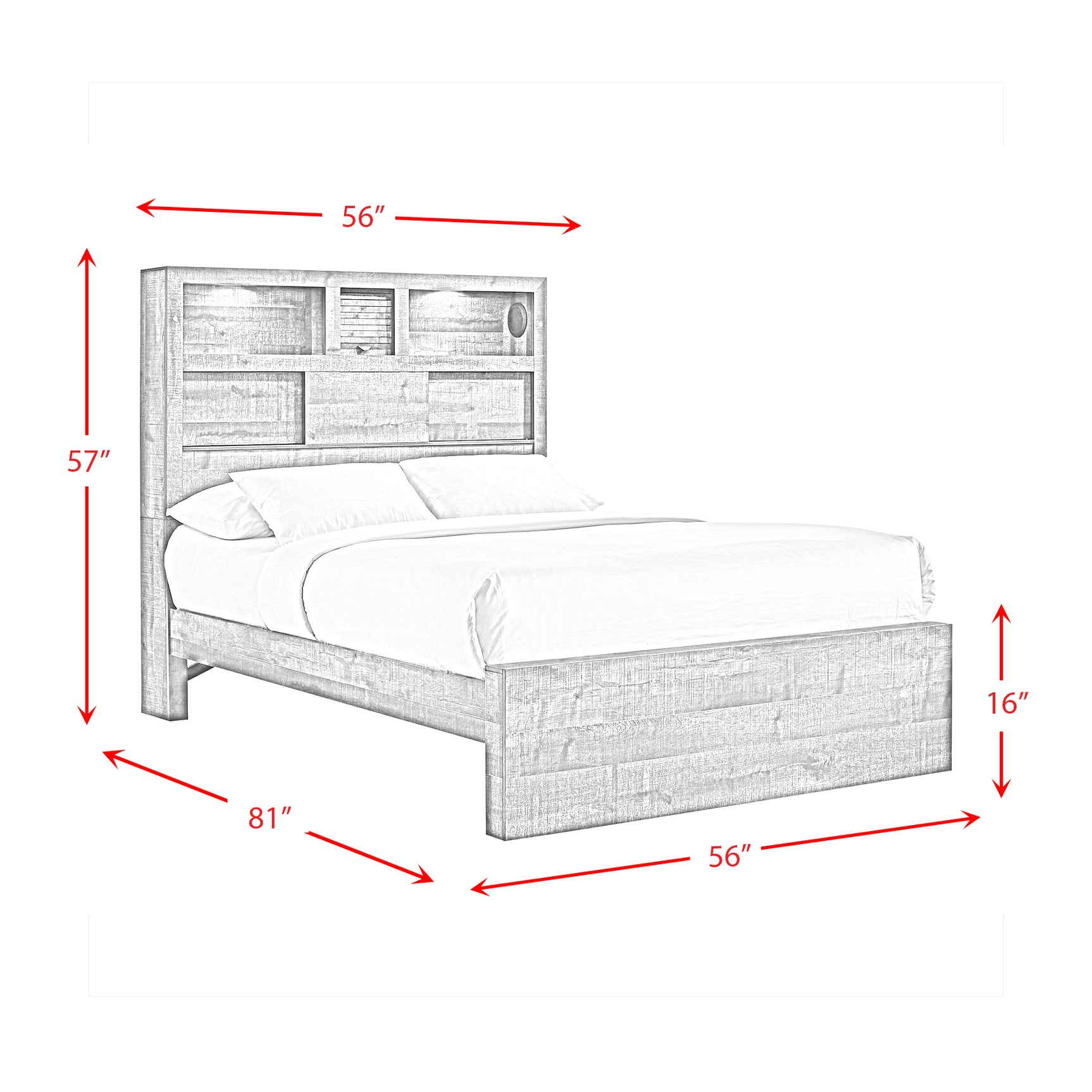 Bailey Drift Full Music Bed - Tampa Furniture Outlet