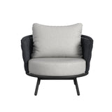 Bali Chairs with Olefin Grey in Dark Grey (2 Per Carton) - Tampa Furniture Outlet