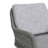 Bayhill Barstool with Grey Fabric in Black (2 Per Carton) - Tampa Furniture Outlet