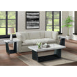 Beckley Coffee Table Complete in White Marble Top – SKU CTBY100CTC | Elements