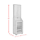 Bones Dartboard Cabinet SSG-120405 Cabinet with Dartboard - Tampa Furniture Outlet