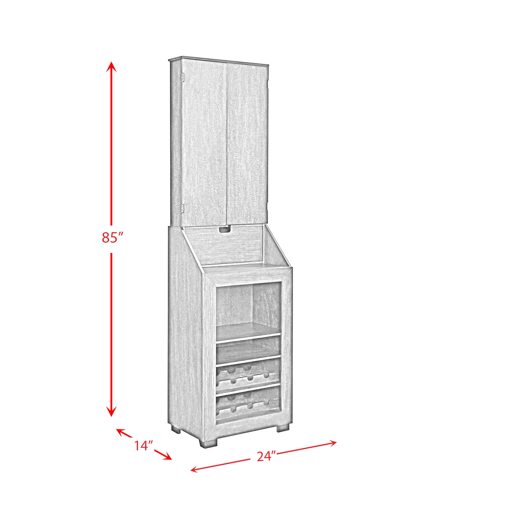 Bones Dartboard Cabinet SSG-120405 Cabinet with Dartboard - Tampa Furniture Outlet