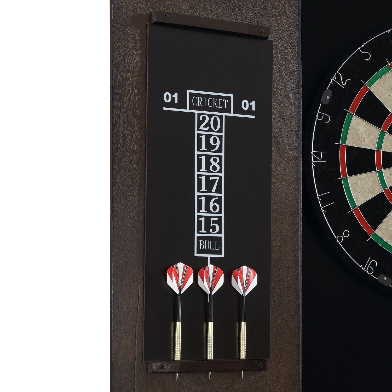 Bones Dartboard Cabinet SSG-120405 Cabinet with Dartboard - Tampa Furniture Outlet