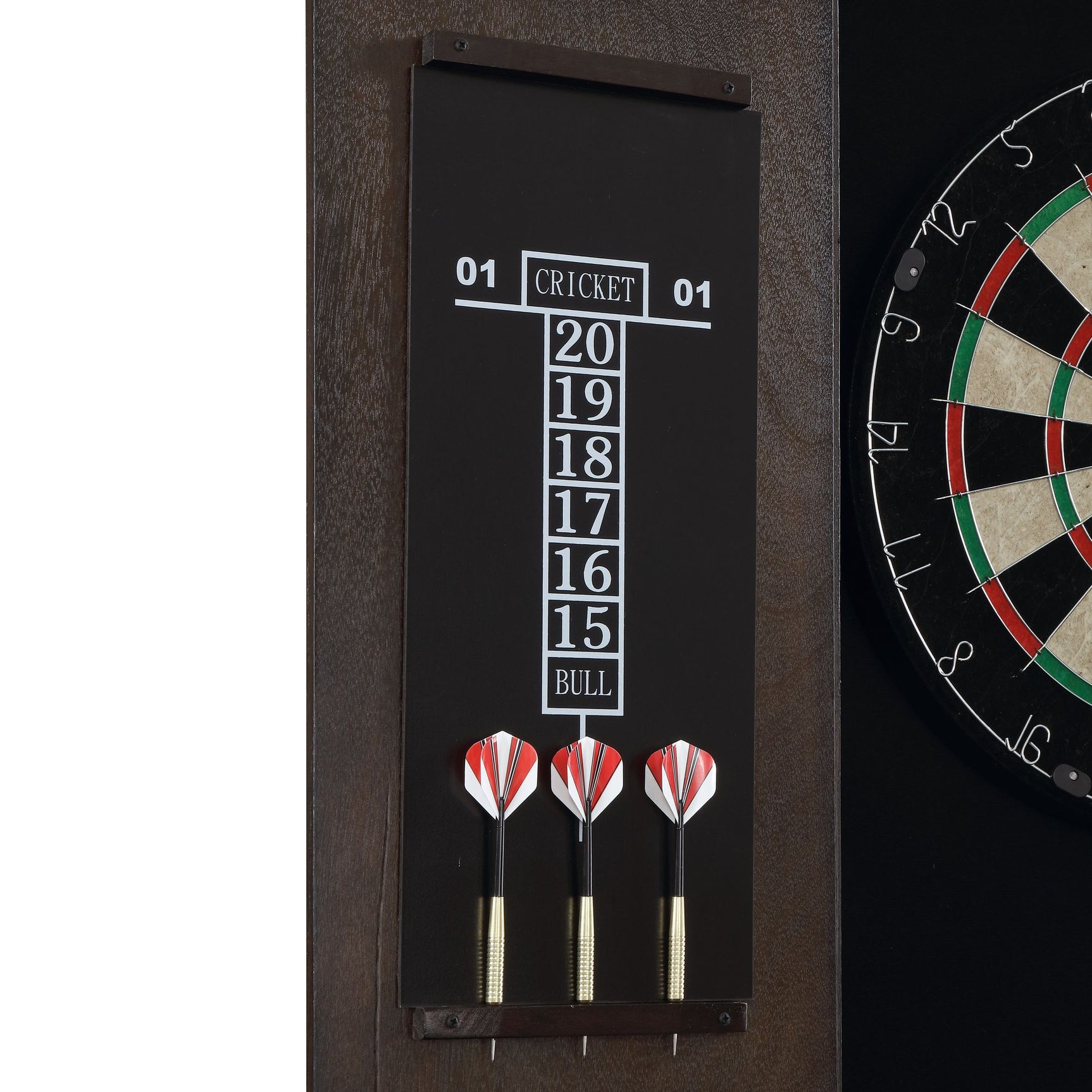 Bones Dartboard Cabinet SSG-120405 Cabinet with Dartboard - Tampa Furniture Outlet