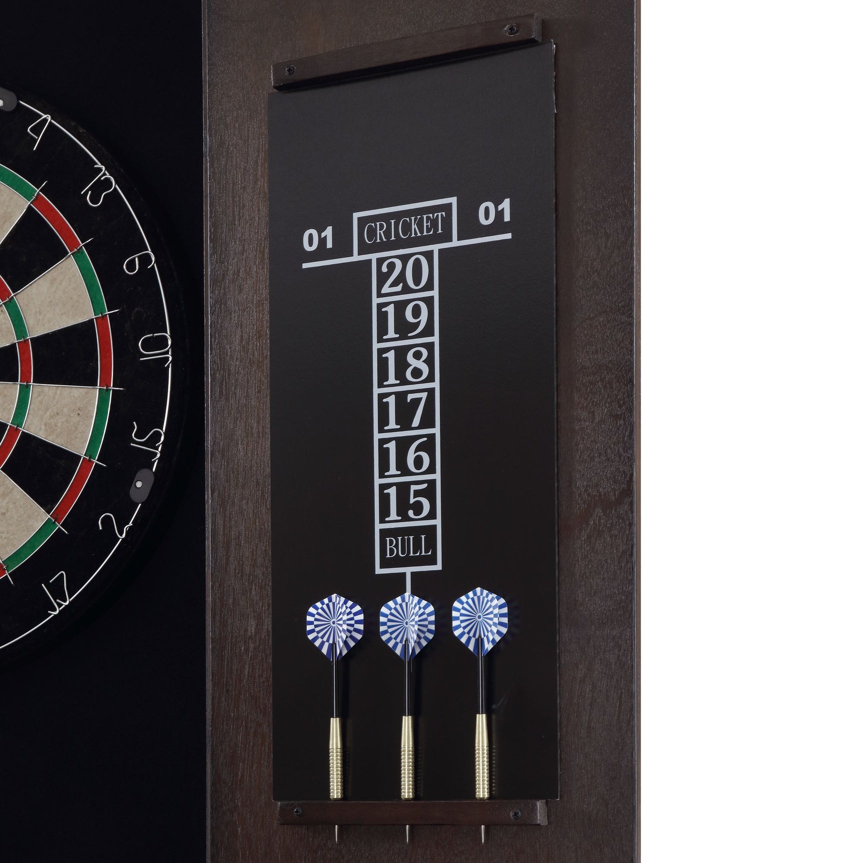 Bones Dartboard Cabinet SSG-120405 Cabinet with Dartboard - Tampa Furniture Outlet