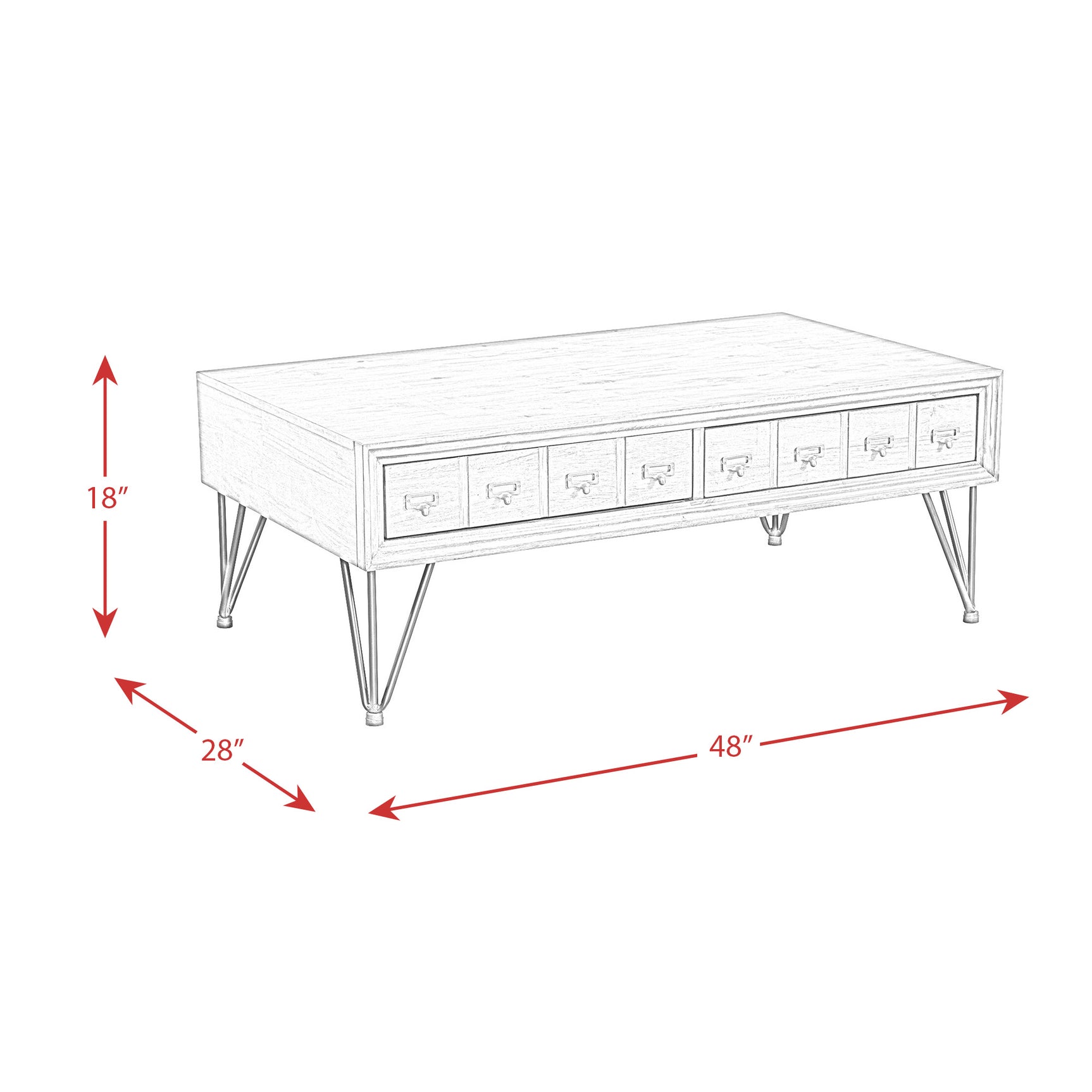 Boone Occasional Coffee Table - Tampa Furniture Outlet