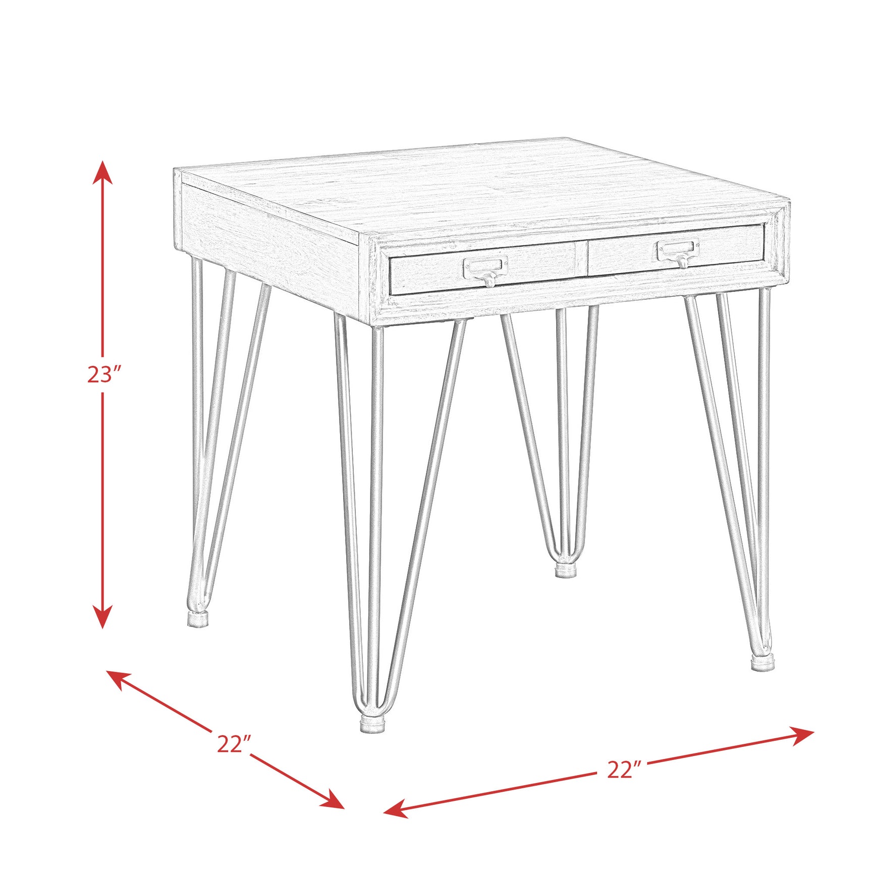 Boone Occasional End Table w/Tray - Tampa Furniture Outlet