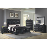 Bridgestone Dresser and Mirror Set in Black – SKU B-10980-8-DRMR | Elements