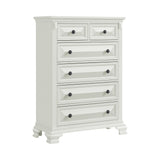 Bridgestone 6-Drawer Chest in Antique White