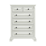 Bridgestone 6-Drawer Chest in Antique White
