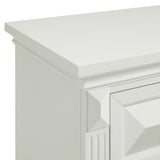 Bridgestone Queen Panel 4PC Bedroom Set in Antique White