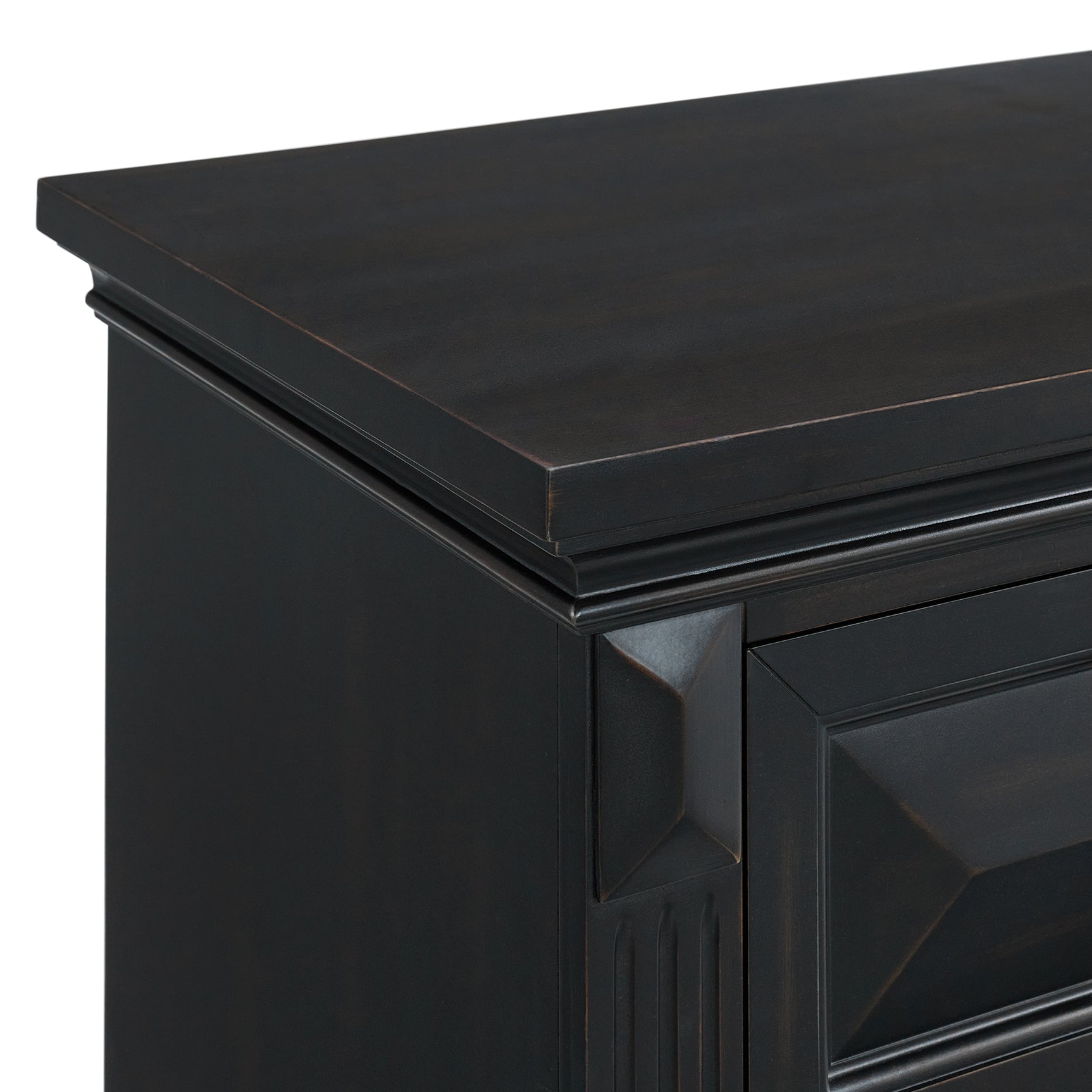 Bridgestone Dresser and Mirror Set in Black