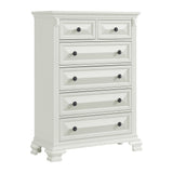 Bridgestone 6-Drawer Chest in Antique White - Tampa Furniture Outlet