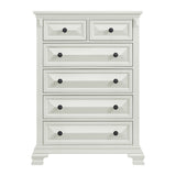 Bridgestone 6-Drawer Chest in Antique White - Tampa Furniture Outlet
