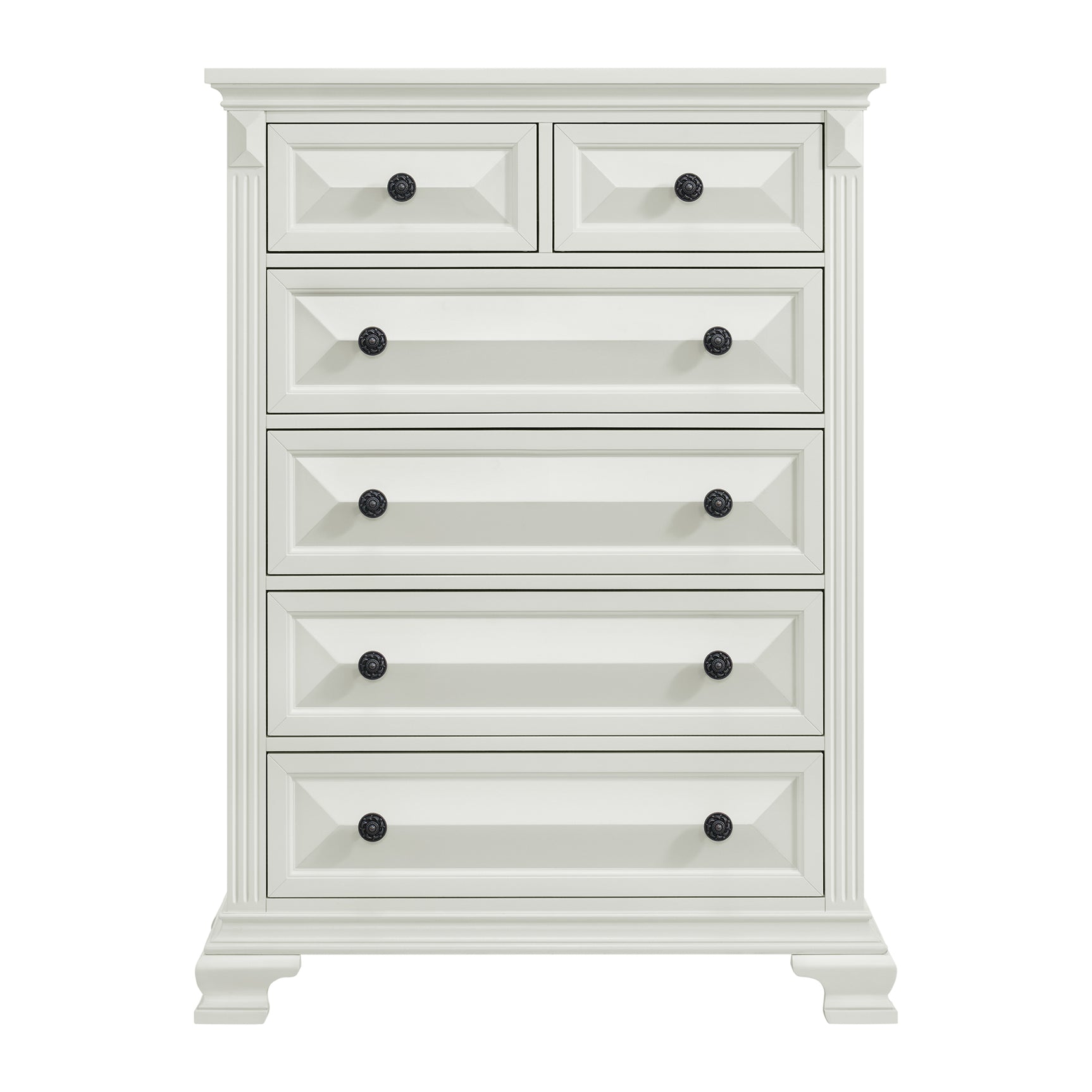 Bridgestone 6-Drawer Chest in Antique White - Tampa Furniture Outlet