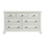 Bridgestone 7-Drawer Dresser in Antique White - Tampa Furniture Outlet