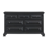 Bridgestone 7-Drawer Dresser in Black - Tampa Furniture Outlet