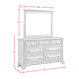 Bridgestone Dresser and Mirror Set in Black