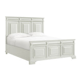 Bridgestone King Panel Bed in Antique White - Tampa Furniture Outlet