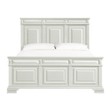 Bridgestone King Panel Bed in Antique White - Tampa Furniture Outlet