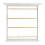 Bridgestone King Panel Bed in Antique White - Tampa Furniture Outlet